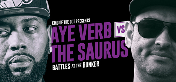 Aye Verb vs The Saurus